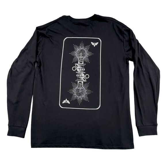 Suffer Well Black Long Sleeve T Shirt Crew Neck Cotton‎ Oversized Style 2XL - Picture 5 of 8